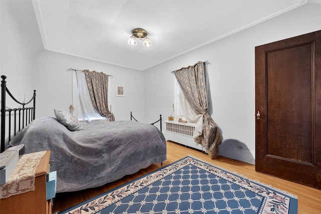 13 Garfield Pl, Poughkeepsie, NY 12601 - bedroom featuring wood finished floors and radiator