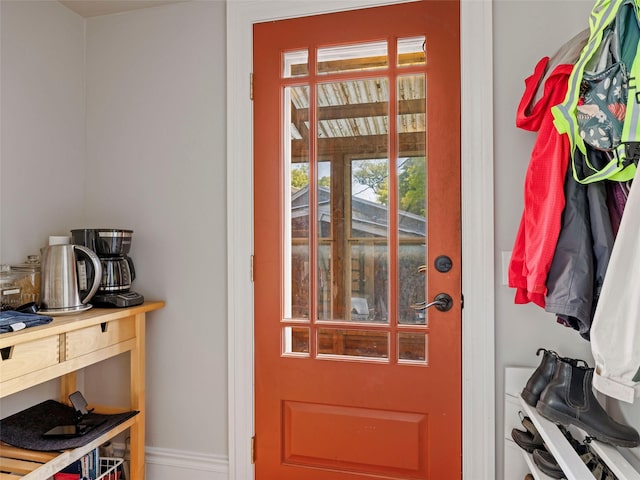 135 Washington Ave, Saugerties, NY 12477 - doorway with baseboards