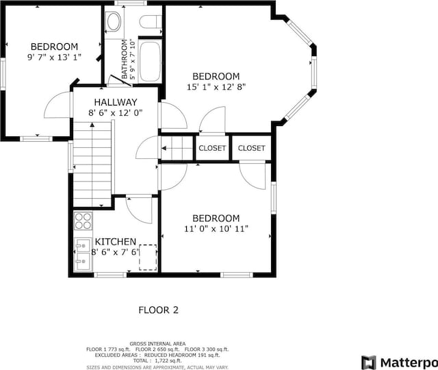 135 Washington Ave, Saugerties, NY 12477 - view of floor plan / room layout