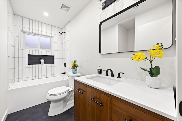 226-07 76th Rd, Bayside, NY 11364 - full bath featuring vanity, shower / washtub combination, and tile patterned floors