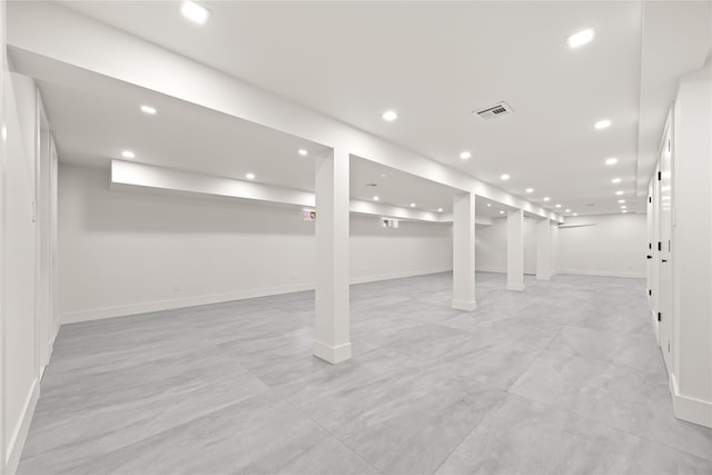 226-07 76th Rd, Bayside, NY 11364 - finished below grade area with recessed lighting and baseboards