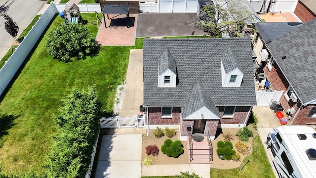 84 Scherer Blvd, Franklin Square, NY 11010 - aerial view of property and surrounding area