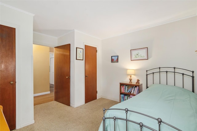 16 Colonial Dr, East Patchogue, NY 11772 - bedroom featuring carpet and ornamental molding