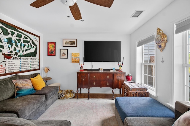 204 Watch Hill Dr, Tarrytown, NY 10591 - living area featuring ceiling fan