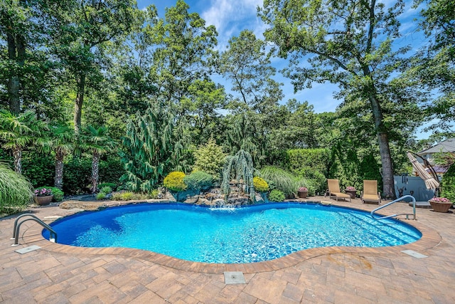 40 Independence Way, Miller Place, NY 11764 - outdoor pool featuring a patio