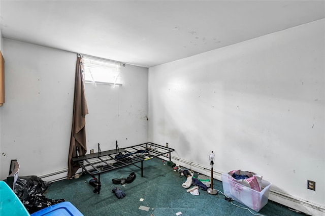 1541 Herzel Blvd, West Babylon, NY 11704 - spare room with a baseboard heating unit