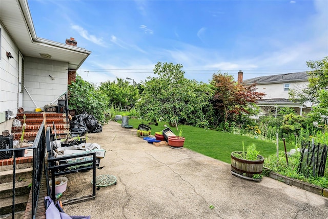 1541 Herzel Blvd, West Babylon, NY 11704 - view of patio with stairway