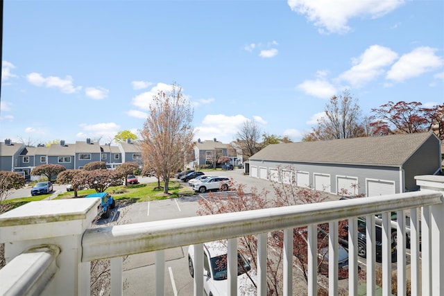 83 Hudson Point Ln, Ossining, NY 10562 - balcony with a residential view