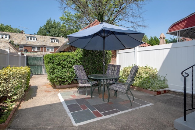 34-42 88th St, Jackson Heights, NY 11372 - view of patio / terrace with outdoor dining area