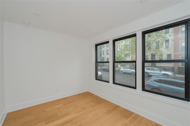 231 Macdougal St, Brooklyn, NY 11233 - empty room featuring light wood-type flooring and a smoke detector