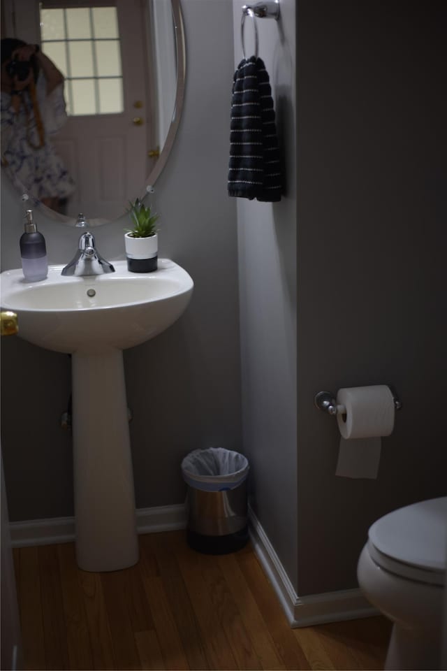 15 Cobblestone Ln, Middletown, NY 10940 - bathroom featuring wood finished floors and toilet
