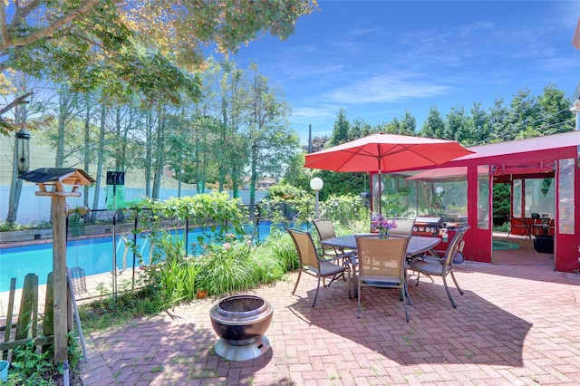 25 Lloyd Ln, Nesconset, NY 11767 - view of patio featuring outdoor dining area and area for grilling