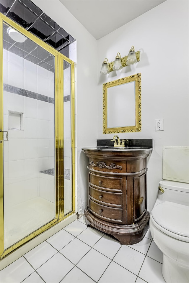 33 Balmoral Dr, Chestnut Ridge, NY 10977 - full bath featuring vanity, a stall shower, and tile patterned floors