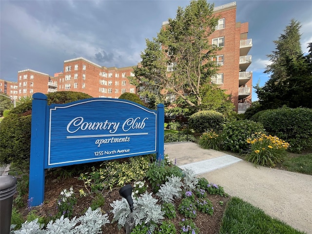 1255 N Ave Unit A 5H, New Rochelle, NY 10804 - view of community sign