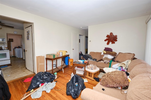 57 Hubbard Ave, Freeport, NY 11520 - living area with wood finished floors