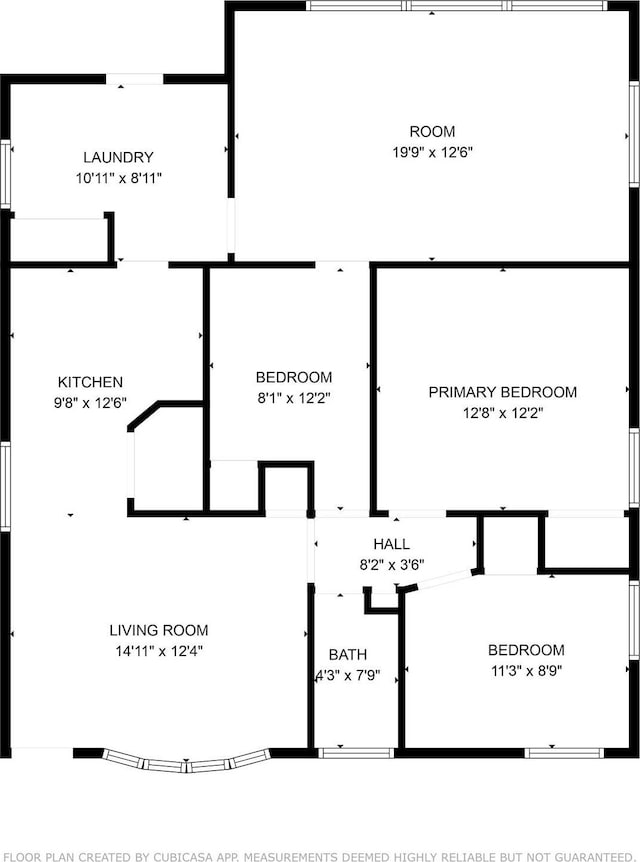 57 Hubbard Ave, Freeport, NY 11520 - view of property floor plan
