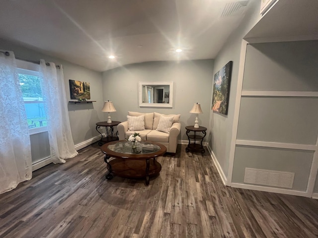 9 Songsparrow Ln, Centereach, NY 11720 - living area featuring wood finished floors and recessed lighting