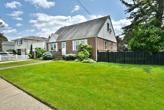 136 Euclid Ave, Massapequa, NY 11758 - view of front facade with brick siding