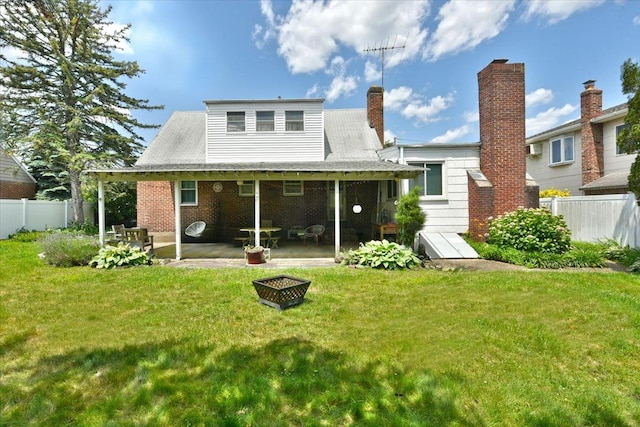 136 Euclid Ave, Massapequa, NY 11758 - back of house featuring a patio
