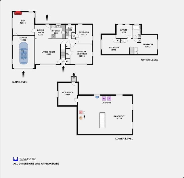 136 Euclid Ave, Massapequa, NY 11758 - view of property floor plan