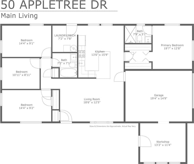 50 Appletree Dr, Saugerties, NY 12477 - view of room layout