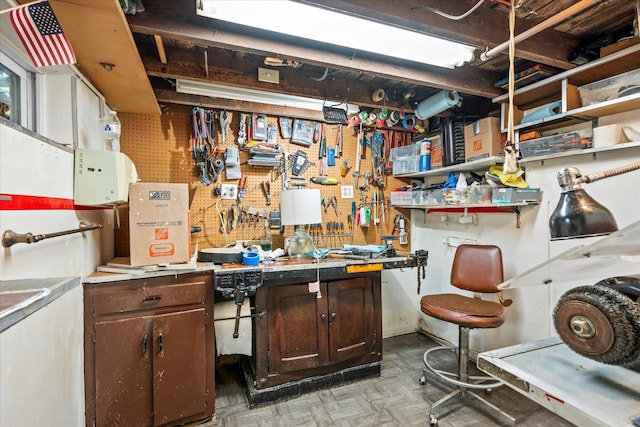 2564 Central Ave Unit B, Baldwin, NY 11510 - miscellaneous room with a workshop area