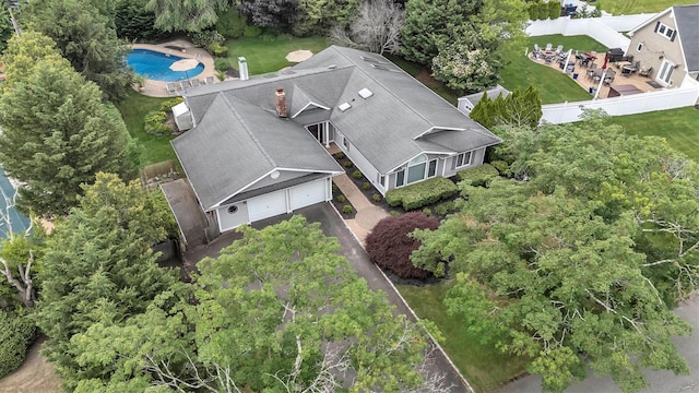 12 Hasting Dr, Stony Brook, NY 11790 - aerial view of a pool area