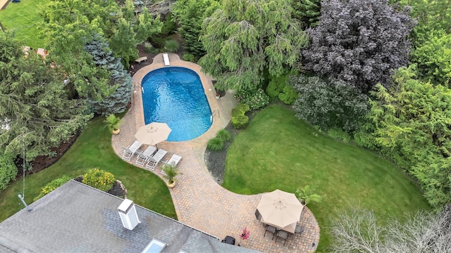 12 Hasting Dr, Stony Brook, NY 11790 - bird's eye view of a pool