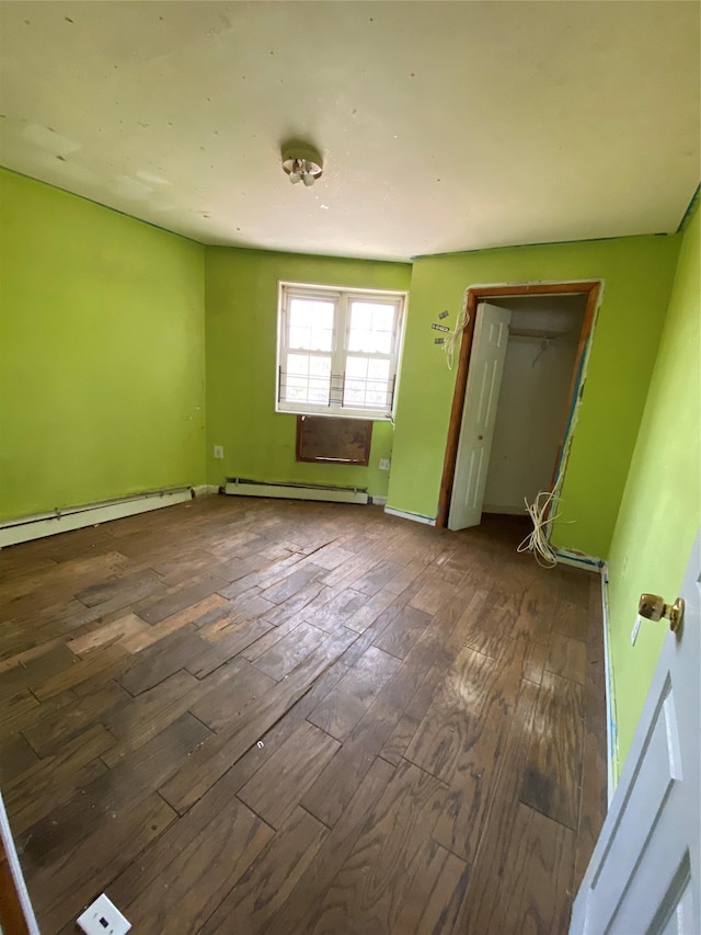 1754 Givan Ave, Bronx, NY 10469 - spare room with wood-type flooring and baseboard heating