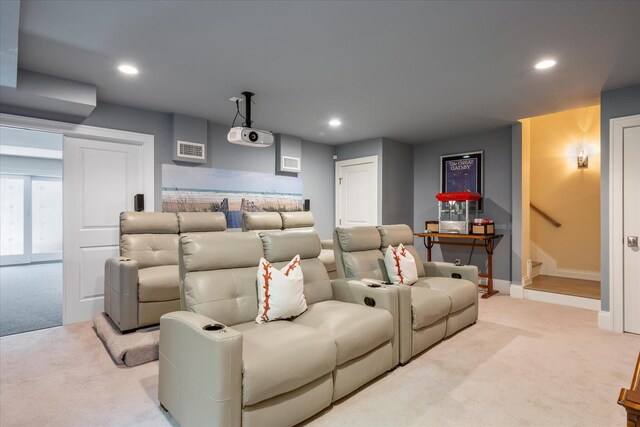 12 Terry Dr, Shelter Island, NY 11964 - cinema with carpet and recessed lighting