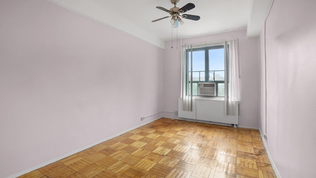 1610 Metropolitan Ave Unit 6H, Bronx, NY 10462 - unfurnished room with a ceiling fan and cooling unit