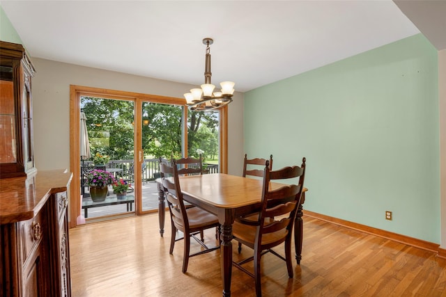 918 Sylvan Ln, Mamaroneck, NY 10543 - dining area with light wood-type flooring and a chandelier