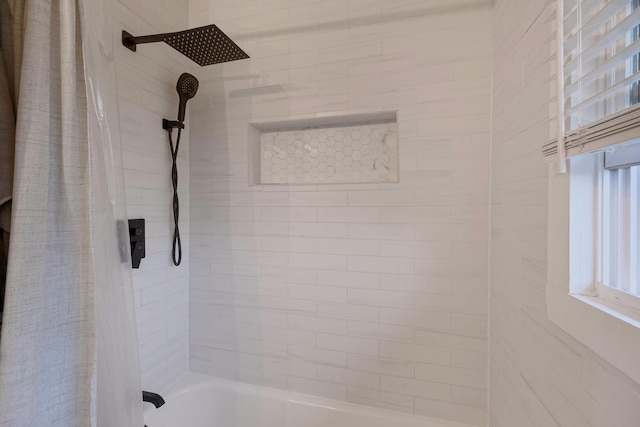 271 Foster Ave, Sayville, NY 11782 - bathroom featuring shower / bath combo with shower curtain