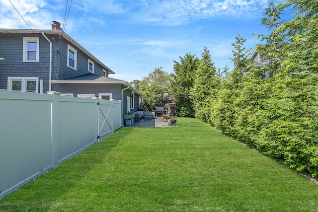 271 Foster Ave, Sayville, NY 11782 - view of yard with an outdoor living space