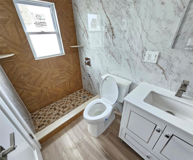 153-23 123rd Ave, Jamaica, NY 11434 - full bath featuring tiled shower and vanity
