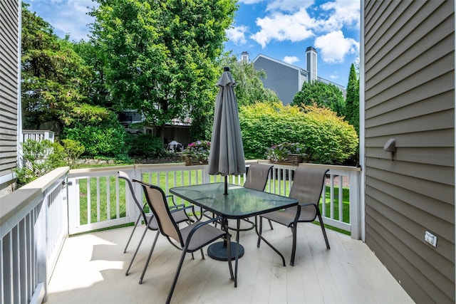 17 Jared Dr, White Plains, NY 10605 - deck with outdoor dining space and a lawn