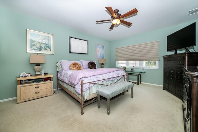 17 Jared Dr, White Plains, NY 10605 - bedroom featuring light carpet and a ceiling fan