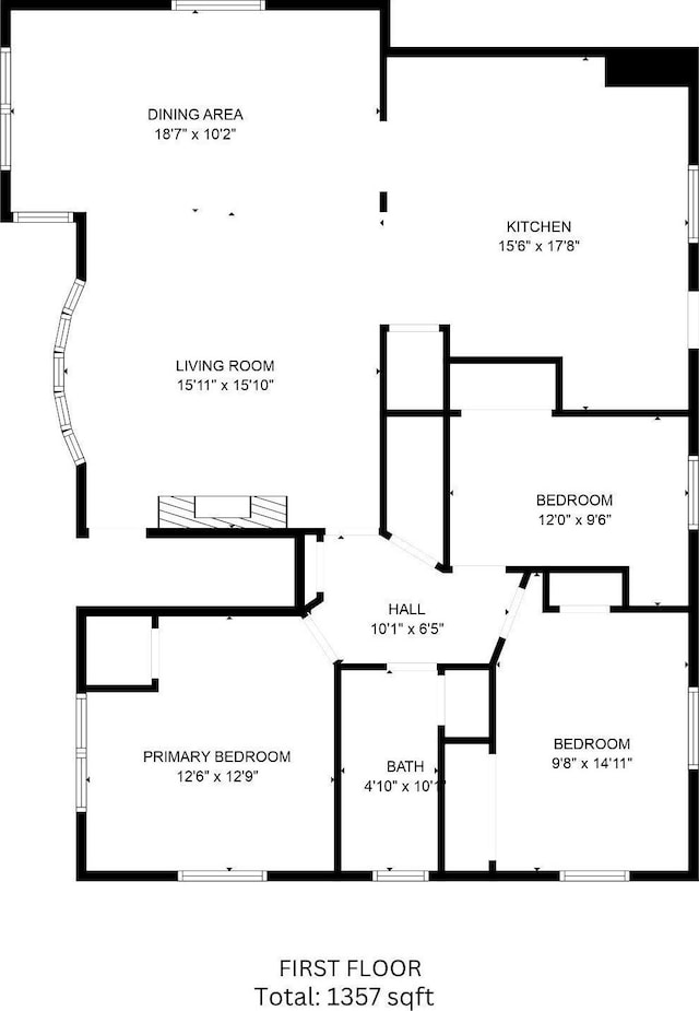 36 W Saint Marks Pl, Valley Stream, NY 11580 - view of property floor plan