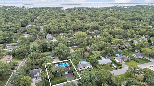 3 Yale, Hampton Bays, NY 11946 - view of property location with a nearby body of water and property boundaries highlighted