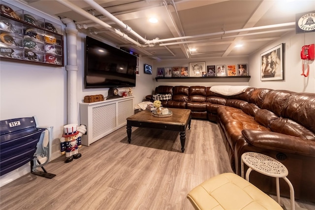 58 Hillside Ave, New Rochelle, NY 10801 - living room featuring wood finished floors