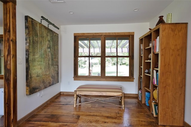 174 Sunset Trl, Clinton Corners, NY 12514 - living area featuring hardwood / wood-style floors and recessed lighting