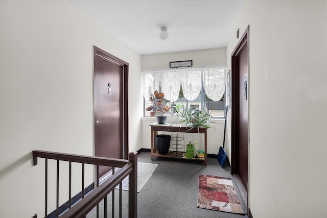 42 Richmond Blvd Unit 4B, Ronkonkoma, NY 11779 - corridor featuring an upstairs landing and carpet flooring