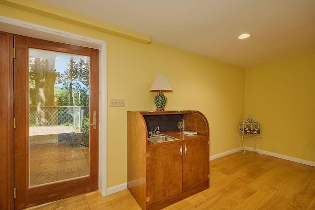 152 Bart Dr, Poughkeepsie, NY 12603 - entryway with light wood-style flooring and recessed lighting