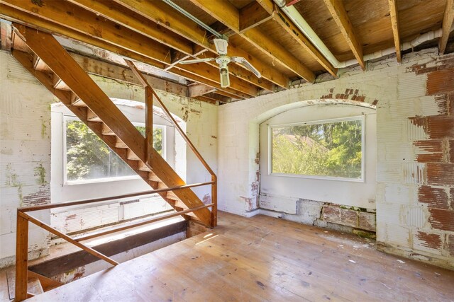 880 W Mill Rd, Mattituck, NY 11952 - below grade area featuring hardwood / wood-style flooring
