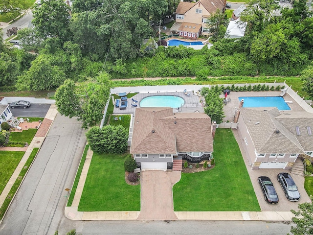 5 Pickett Ct, Malverne, NY 11565 - view of subject property featuring a pool