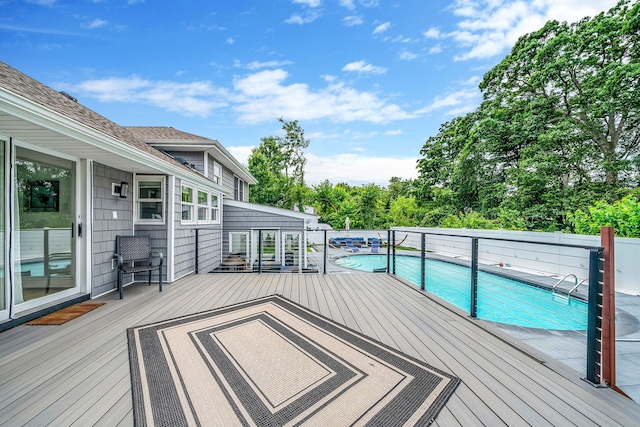 5 Pickett Ct, Malverne, NY 11565 - view of wooden deck