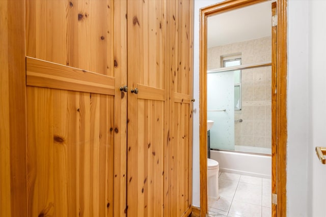 33-35 81st St Unit 4A, Jackson Heights, NY 11372 - bathroom featuring tile patterned floors and bathing tub / shower combination
