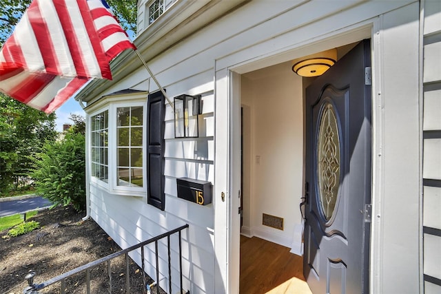 15 Benedict Ave, Eastchester, NY 10709 - foyer entrance with baseboards and wood finished floors