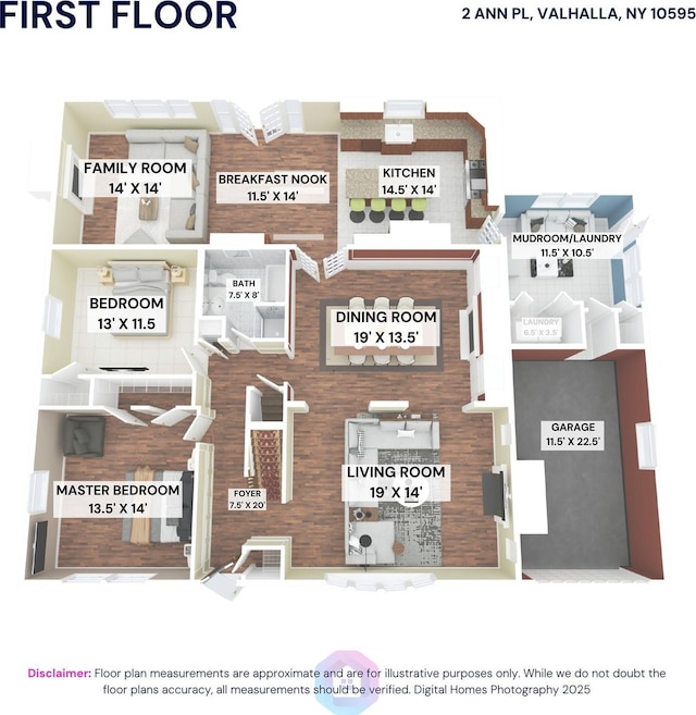2 Ann Pl, Valhalla, NY 10595 - view of home floor plan