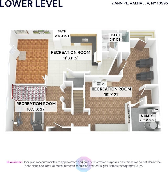 2 Ann Pl, Valhalla, NY 10595 - view of property floor plan